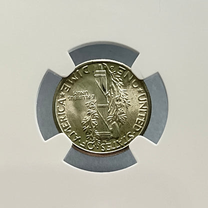 Mercury Dime 1945 D 10C MS 65 3862558-008