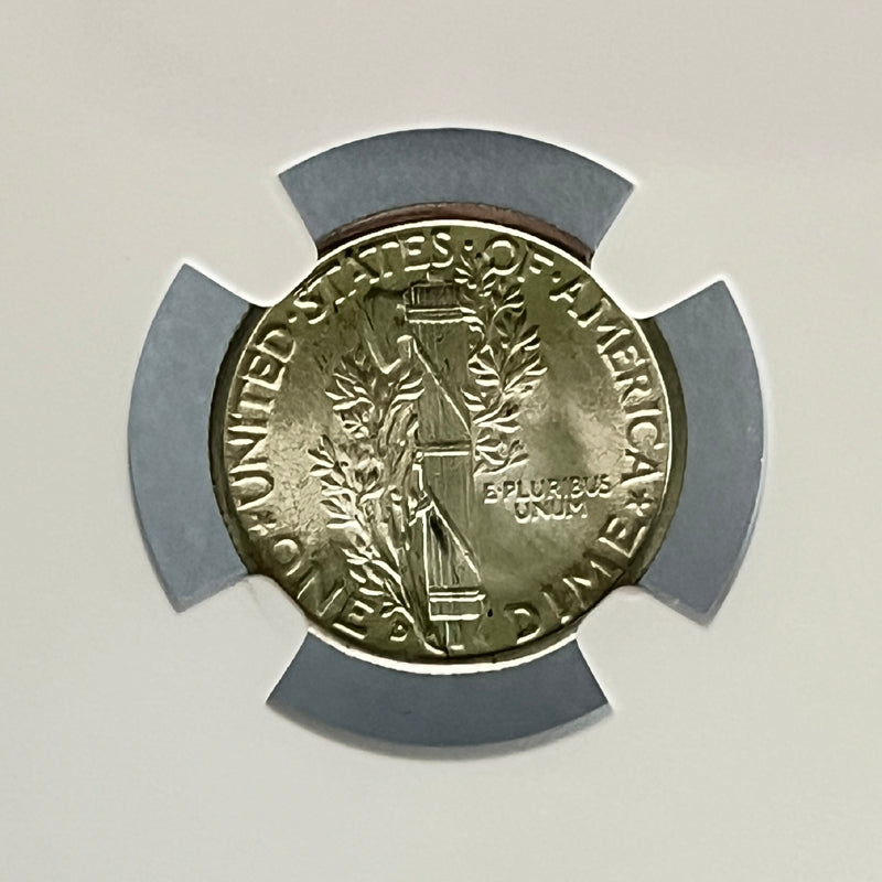 Mercury Dime 1945 D 10C MS 65 3862558-008