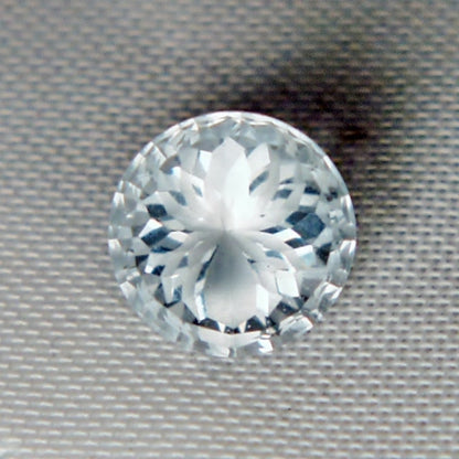 Natural Quartz — 5.84 ct, Origin Unknown, Rim Fire Brilliant (Spider Engraving)