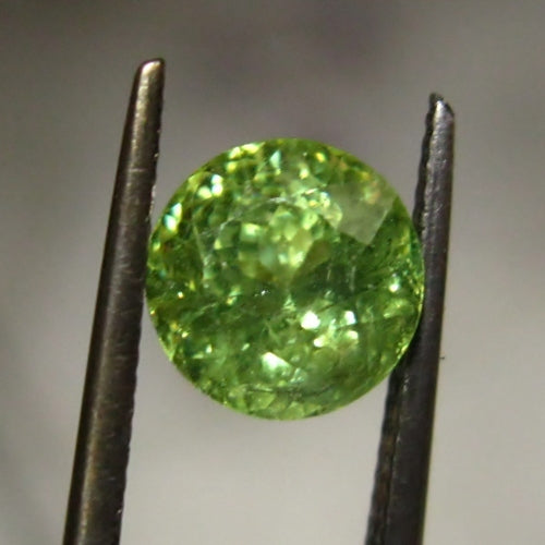 Natural Demantoid Garnet — 1.13 ct, Namibia, Portuguese Round Brilliant