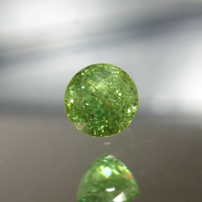 Natural Demantoid Garnet — 1.13 ct, Namibia, Portuguese Round Brilliant