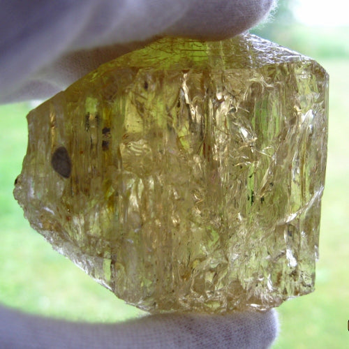 Rare Golden Scapolite Specimen Grade Crystal 575ct Tanzania
