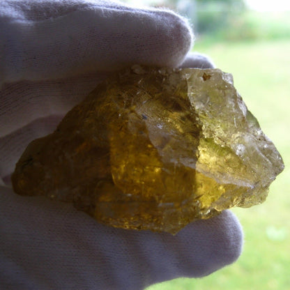 Rare Golden Scapolite Specimen Grade Crystal 575ct Tanzania
