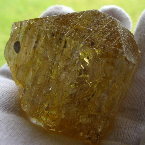 Rare Golden Scapolite Specimen Grade Crystal 575ct Tanzania