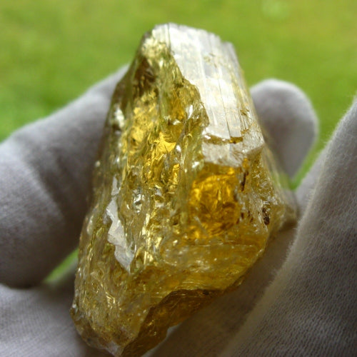Rare Golden Scapolite Specimen Grade Crystal 575ct Tanzania