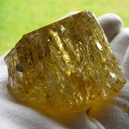 Rare Golden Scapolite Specimen Grade Crystal 575ct Tanzania