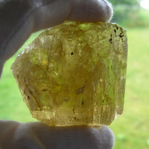Rare Golden Scapolite Specimen Grade Crystal 575ct Tanzania
