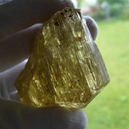 Rare Golden Scapolite Specimen Grade Crystal 575ct Tanzania