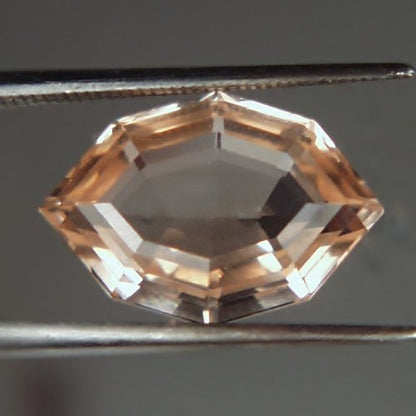 Natural Imperial Topaz — 8.66 ct, Ural Mountains, Russia, Modified Marquise (GL)