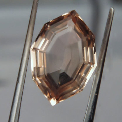 Natural Imperial Topaz — 8.66 ct, Ural Mountains, Russia, Modified Marquise (GL)