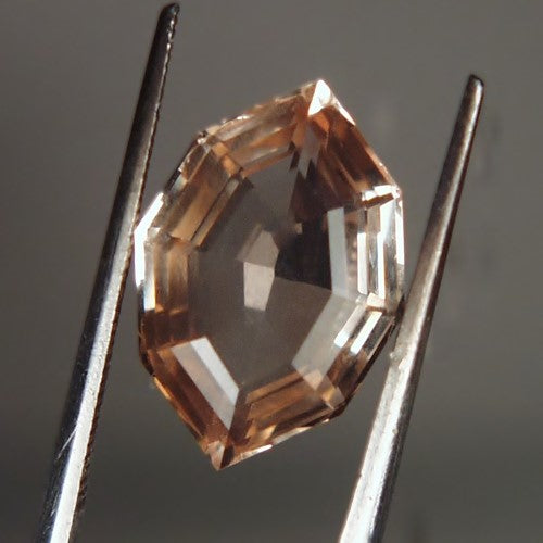 Natural Imperial Topaz — 8.66 ct, Ural Mountains, Russia, Modified Marquise (GL)