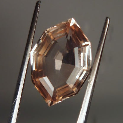 Natural Imperial Topaz — 8.66 ct, Ural Mountains, Russia, Modified Marquise (GL)