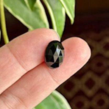 Beautifully Cut Black Spinel Cabochons – Set of 3
