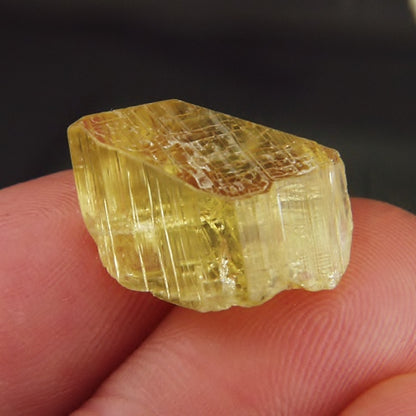 Big! Golden Scapolite Crystal Specimen Tanzania 20.32 ct