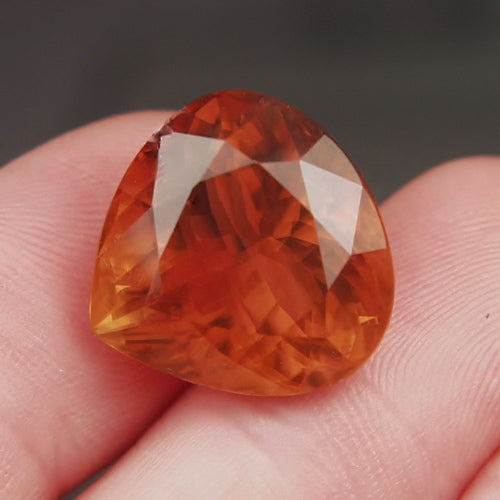 Natural Calcite — 22.75 ct, Namibia, Modified Pear (GL)