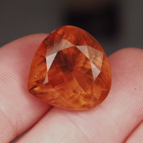 Natural Calcite — 22.75 ct, Namibia, Modified Pear (GL)