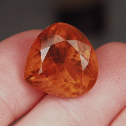 Natural Calcite — 22.75 ct, Namibia, Modified Pear (GL)