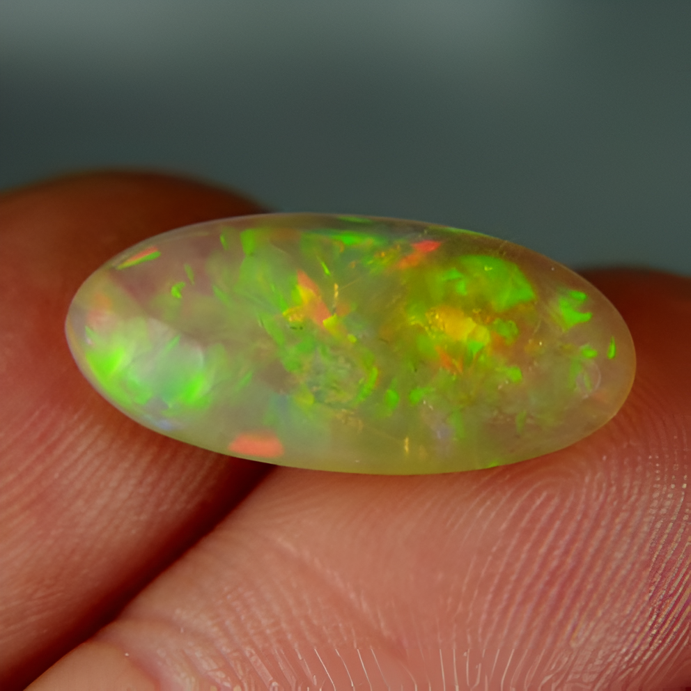 Multi-Color Fire! Fine Quality Welo Opal 6.80ct GL