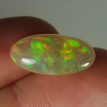 Multi-Color Fire! Fine Quality Welo Opal 6.80ct GL