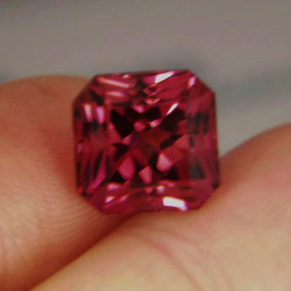 Color! Big & Natural Rubellite Tourmaline Nigeria 10.60 Carat GL