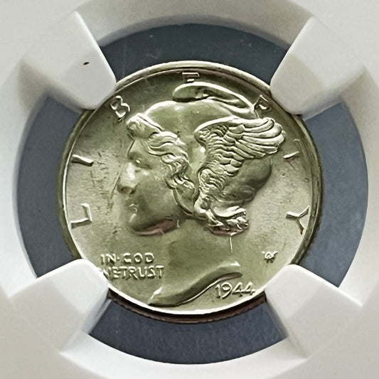 Mercury Dime 1944 D 10C MS 65 4521786-101
