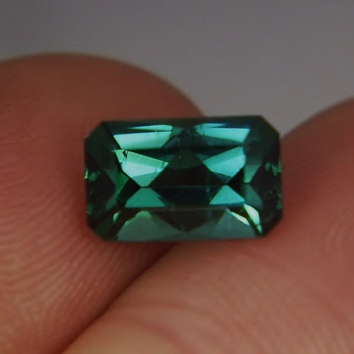 Open Color Blue Green Tourmaline Namibia 3.03ct GL