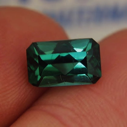 Open Color Blue Green Tourmaline Namibia 3.03ct GL