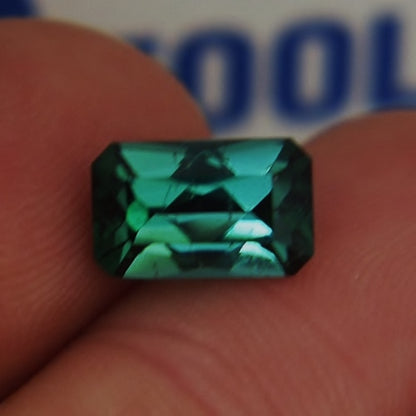 Open Color Blue Green Tourmaline Namibia 3.03ct GL