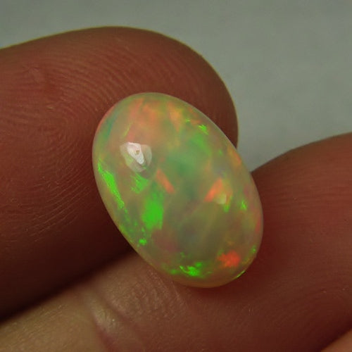 Full Multi-Color Fire! Fine Quality Welo Opal 5.14ct GL