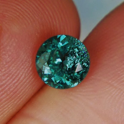 USA Cut! Open Color Blue Green Afghan Tourmaline 1.45 ct GL