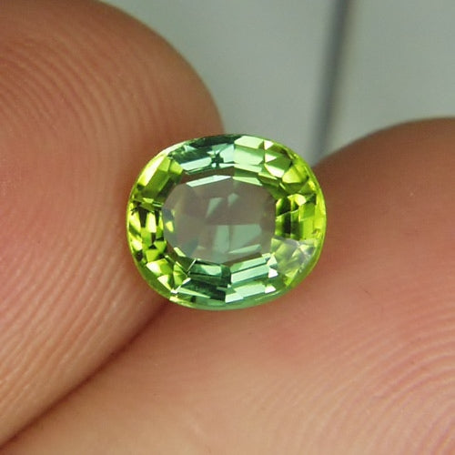 Bright Colors! Natural Tourmaline Tanzania 1.67 ct GL