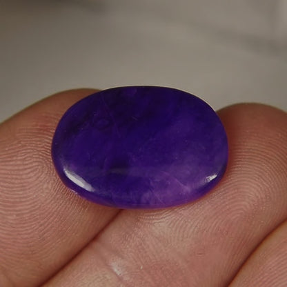 Gem! Rare Fine Color Sugilite Cabochon Africa 10.73 ct GL