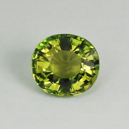 Fine Color! Bright Yellow Green Tourmaline Tanzania 2.56 ct GL