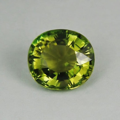 Fine Color! Bright Yellow Green Tourmaline Tanzania 2.56 ct GL