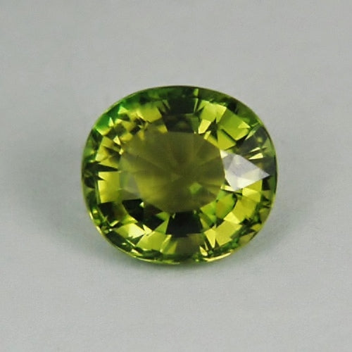 Fine Color! Bright Yellow Green Tourmaline Tanzania 2.56 ct GL