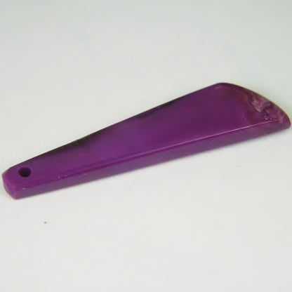 Natural Plum Color Sugilite Bead Africa 4.61ct GL