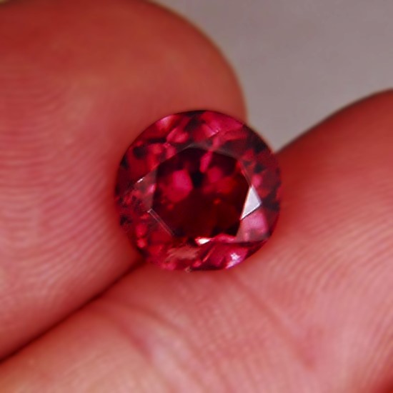 Color! Old Stock Rubellite Tourmaline Brazil 3.15 ct GL