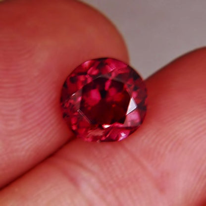 Color! Old Stock Rubellite Tourmaline Brazil 3.15 ct GL