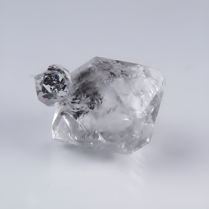 Natural Quartz Crystal Cluster — 8.96 ct, Afghanistan, Attached Double Terminated Crystals