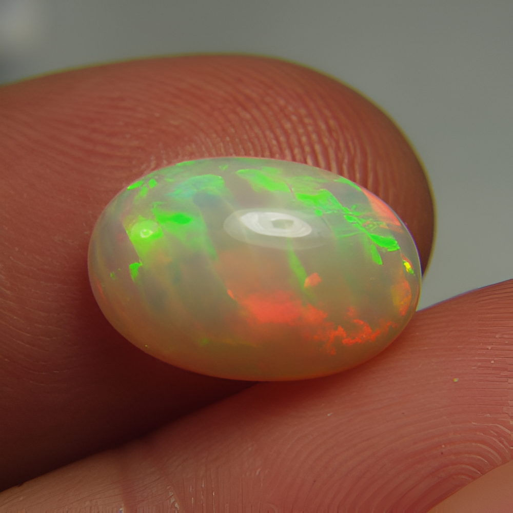 Superior Multi-Color Fire! Fine Quality Welo Opal 5.37ct GL