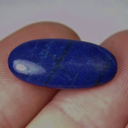 Fine Color! Natural Lapis Lazuli Cab Afghanistan 8.95 Carat