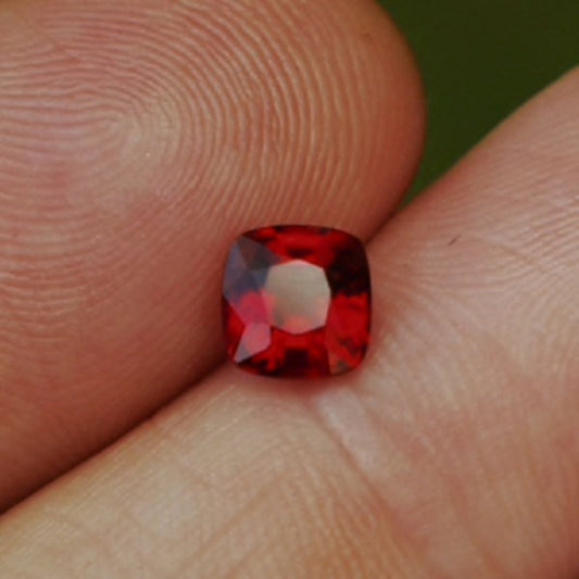 Deep Blood Red Burmese Spinel 1.13 Carat GL