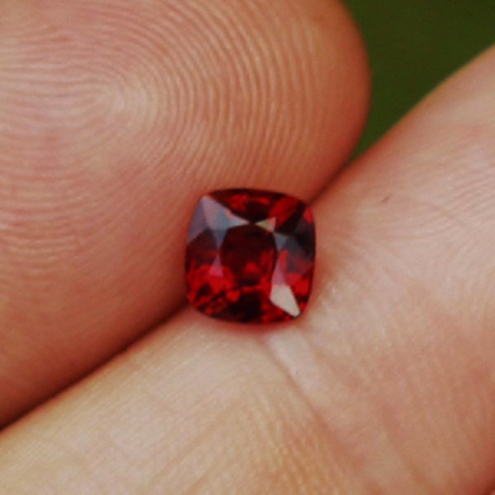 Deep Blood Red Burmese Spinel 1.13 Carat GL