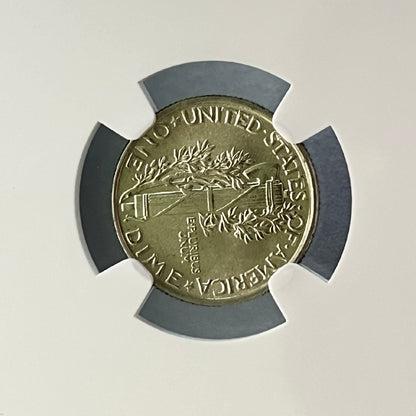 Mercury Dime 1942 D 10C MS 65 4811446-037