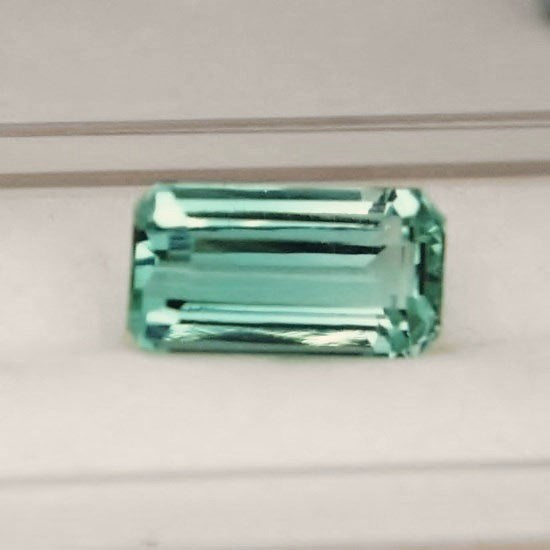 Special Color! Blue-Green Afghan Tourmaline 4.94 ct GL