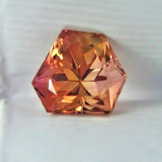 Collectors Parti -Color Tourmaline Nigeria! 3.96 Carat