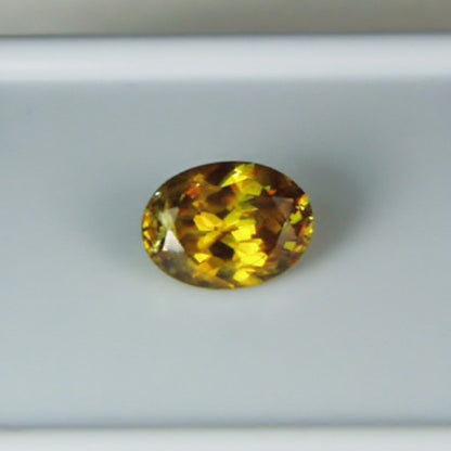 Dispersive Fire! Natural Sphene Titanite Pakistan 1.62 carat GL