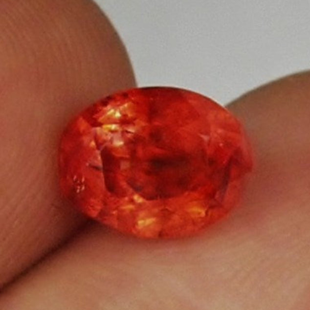 Natural Rhodochrosite — 2.76 ct, South Africa (Hotazel), Oval (GL)