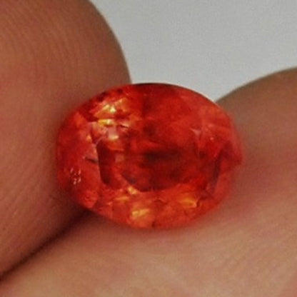 Natural Rhodochrosite — 2.76 ct, South Africa (Hotazel), Oval (GL)