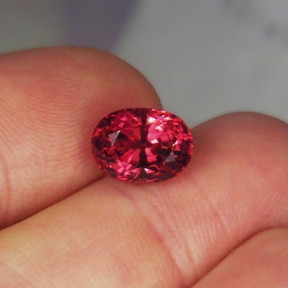 Color! Pink - Red Rubellite Tourmaline Nigeria 4.50 ct GL
